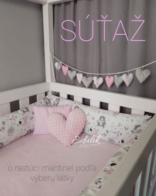 🍂🍂🍂🍂 S Ú Ť A Ž 🍂🍂🍂🍂 Rastúci mantinel do postieľky sa stal momentálne top produktom. Poďme si o jeden zasúťažiť. Mantinel...