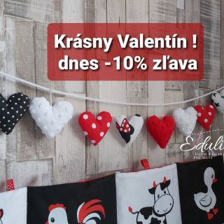 ❤️ Krásny Valentín. ❤️ Zľava 10% - dnes na všetky objednávky. 🥰